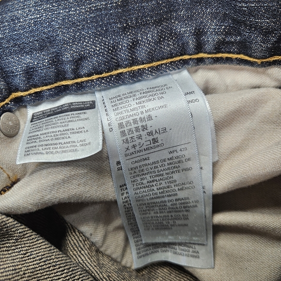 Levi's 559 Relaxed Straight Jeans 32x32 Blue Denim - Picture 6 of 9